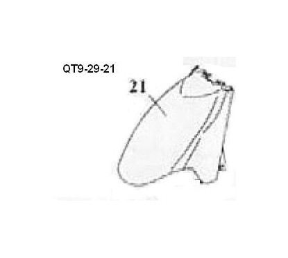 GARDE BOUE AVANT FACE AV - QT9-29-21