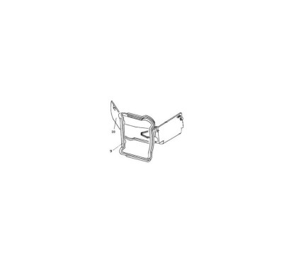 N°10 - Plastique couvre moteur n°2