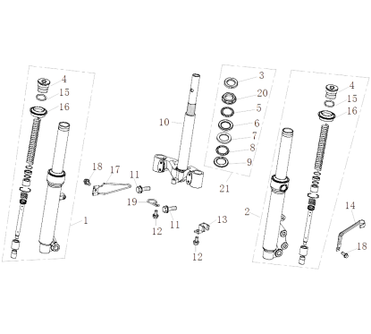 Kit de direction pièce n°21