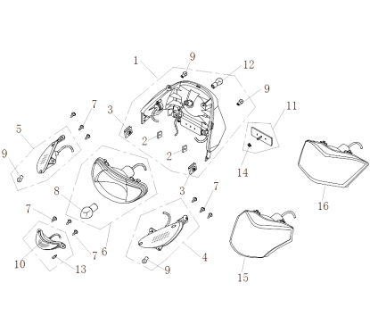 Ampoule feu avant pièce n°8