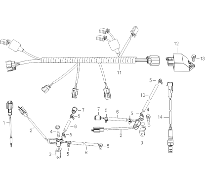 Sonde lambda pièce n°14