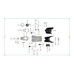 Face avant supérieur pour Venice TY50QT-5D pièce n°2