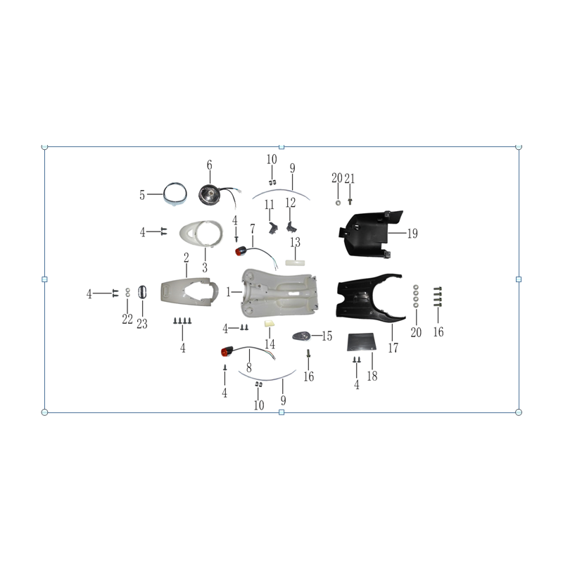 Face avant supérieur pour Venice pièce n°2