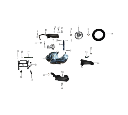 Filtre à air pour Venice TY50QT-5D pièce n°20