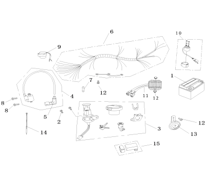 Faisceau pour LJ50QT-3L pièce n°6