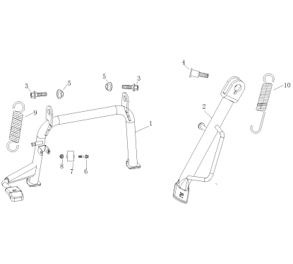 Ressort pour A9 ou B MAX 50 - pièce n°10
