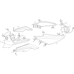 Couvre bouchon réservoir pour A9 ou B MAX 50 - pièce n°3