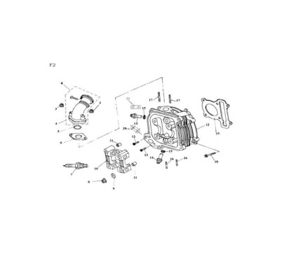 Pipe d'admission - Pièce n°4