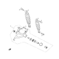 Un amortisseur arrière pour Blade 125CC - Pièce n°2