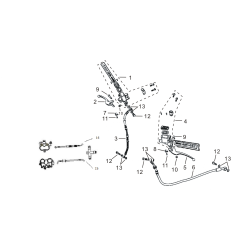 Levier gauche - Pièce n°5