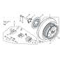 Jeu plaquettes arrière pour Blade 125CC - Pièce n°6