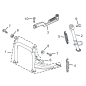 Ressort béquille latérale pour Blade 125CC - Pièce n°5