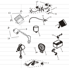 Contacteur clé - Pièce n°2