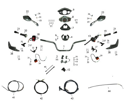 Couvre compteur supérieur - pièce n°9
