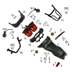 Protection arrière pour BWS-1 - pièce n°19