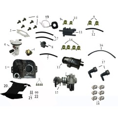 CARBON CANISTER OX-TGM-2 OXIN pour BWS-1 - pièce n°13