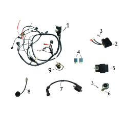 Bobine d'allumage pour BWS-1 - pièce n°7