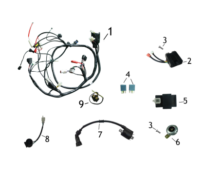 Relais clignotant pour BWS-1 - pièce n°8