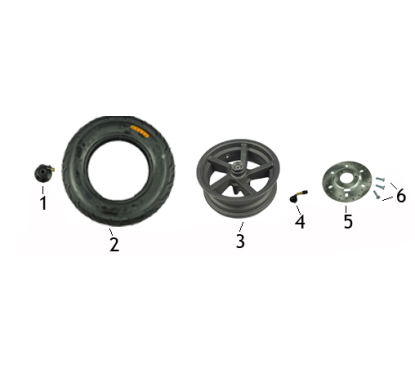 Jante avant pour BWS-1 - pièce n°3