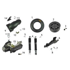 Jante arrière pour BWS-1 - pièce n°2