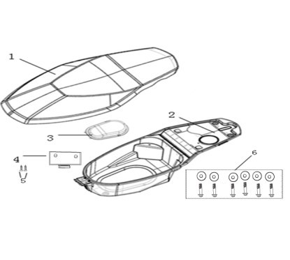 Couvre moteur pour mustang - pièce n°3