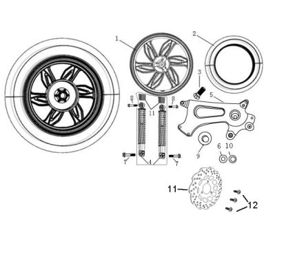 Pneu pour mustang - pièce n°2