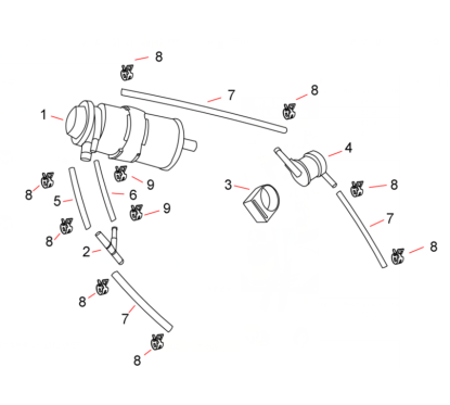 Filtre pour mustang - pièce n°1