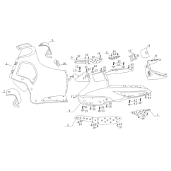 Plastique avant marche pieds pour Knight - pièce n°9