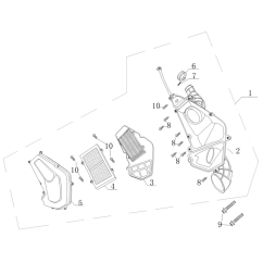 Elément filtrant pour Knight - pièce n°3