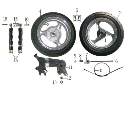 Entraineur de compteur pièce no 7