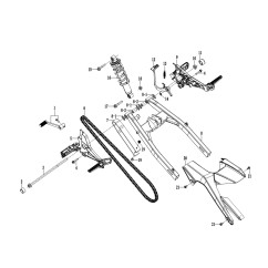 REPOSE PIED DROIT POUR MOTO BRIXTON XS125