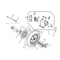 Jeu de plaquettes de frein avant pour scooter BLADE 125CC pièce no 6