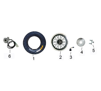 Valve pour TS 125, pièce n°3 