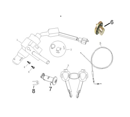 Bouchon d'essence pour A9 ou B MAX 50 - pièce n°6