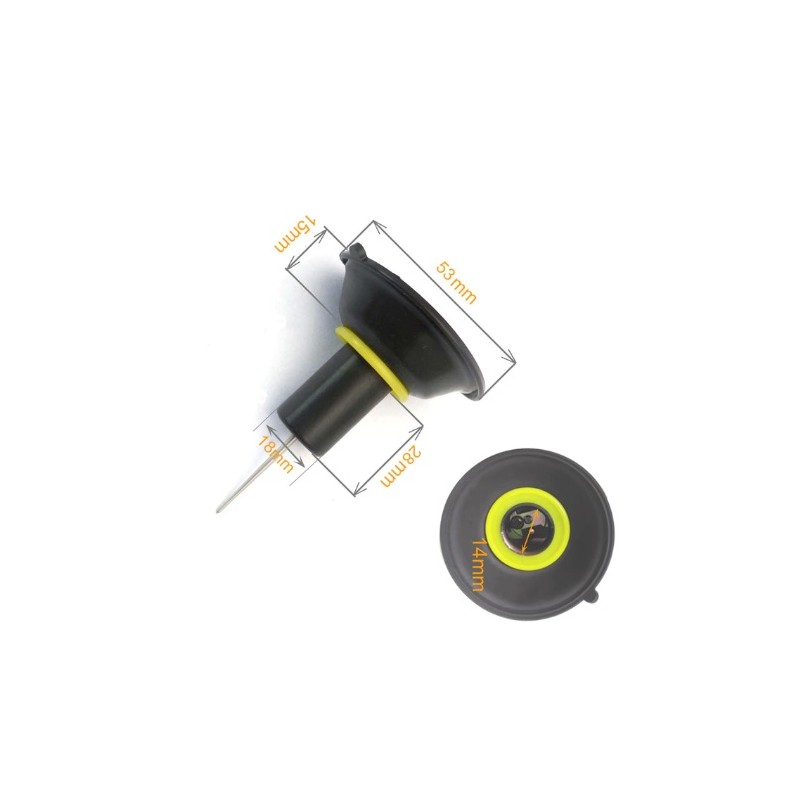 Membrane pour carburateur 4 temps 50cc diamètre boisseau 18mm