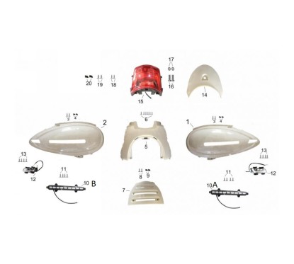 lumière décorative led  pour Classic 125, pièce n°5