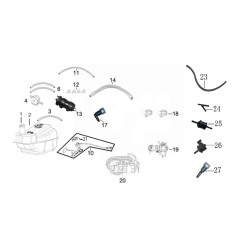 pompe à essence pour scooter ALEX 125CC
