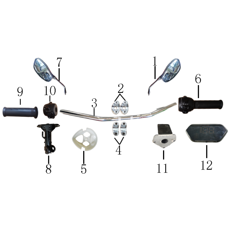 retroviseur droit pour E-VENICE pièce no 1