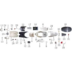 Tail Light Horder pour E-VENICE