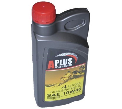 1 kit d'entretien pour scooter 50cc ou 125cc 4 temps  (1 bidon huile 1 litre + 1 bougie)