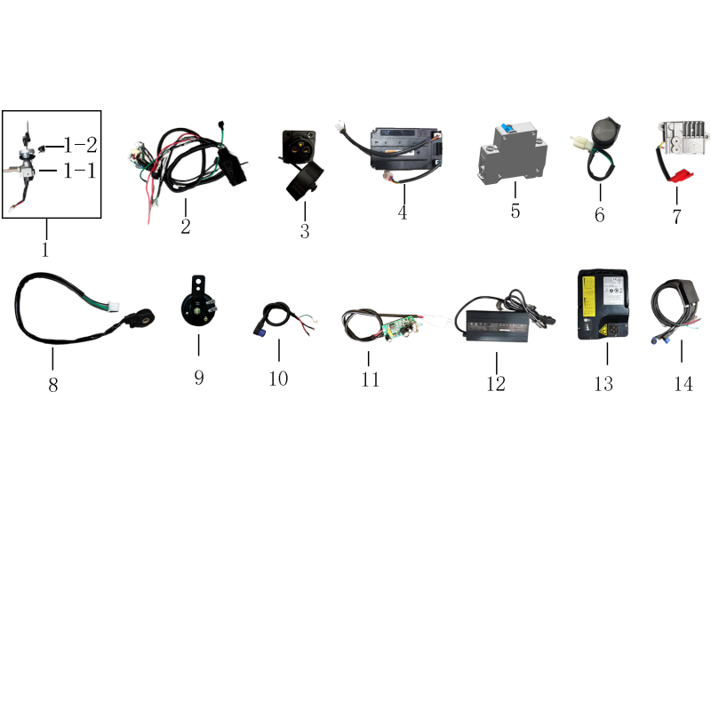 Chargeur de batterie pour scooter JORDON E A8 pièce n°12