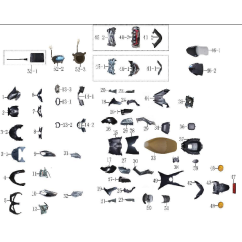 Garniture de pignon avant pour scooter MAX-T 125cc pièce n°4