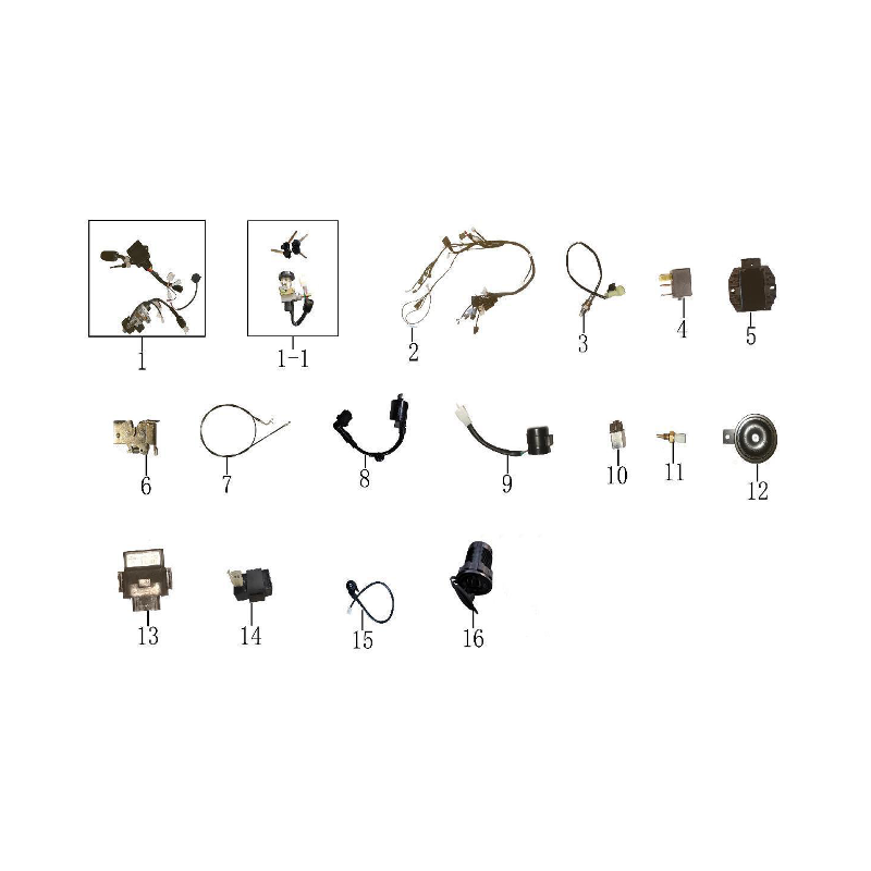 Relais démarreur pour scooter MAX-T 125cc pièce n°10