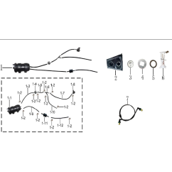 Pompe à huile/carburant pour scooter MAX-T 125cc pièce n°6