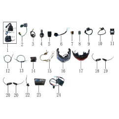 Prise de chargement USB pour scooter ADV 125CC pièce n°2