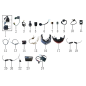 Prise de chargement USB pour scooter JORDON  ADV 125CC pièce n°2