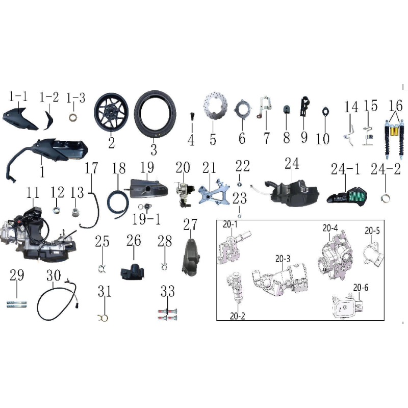 Disque de frein arrière pour scooter ADV 125CC pièce n°5