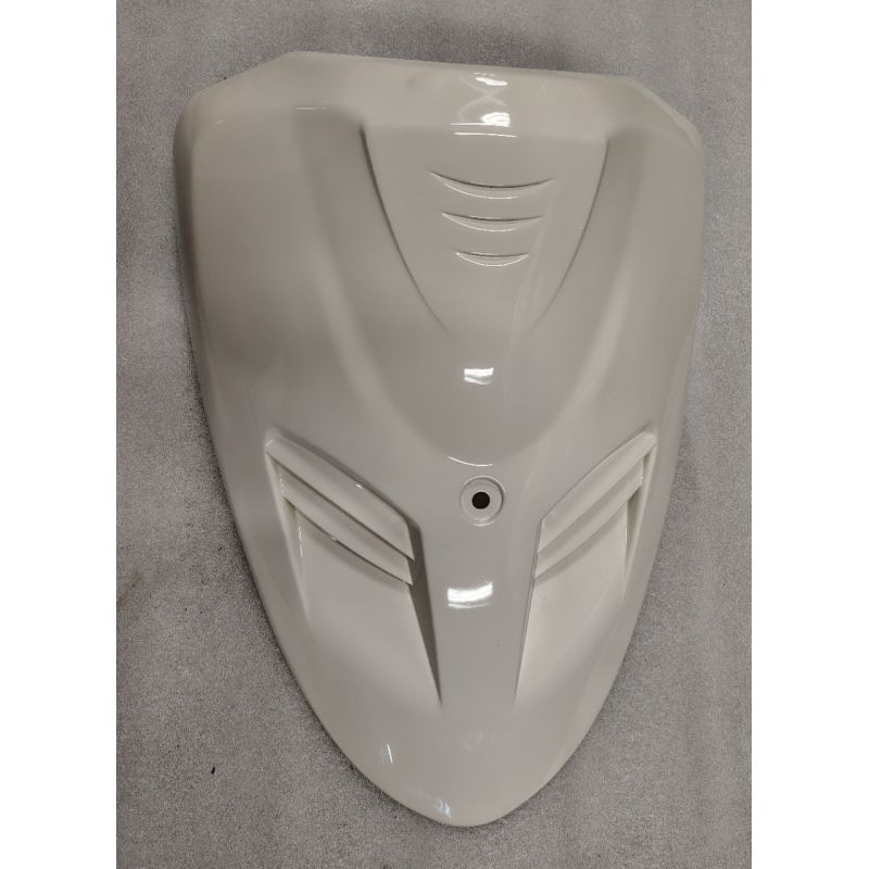 Face avant supérieure couleur blanc pour scooter YIYING YY50QT avec roues de 12 pouces