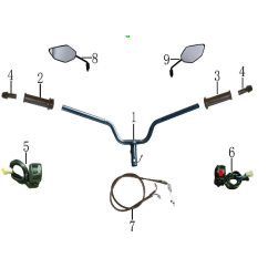 Bloc d'équilibre pour scooter MAX-T 125cc pièce n°4