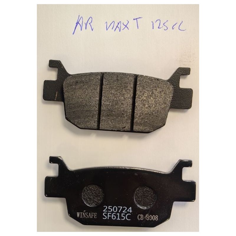 Plaquettes de frein arrière pour scooter MAX-T 125cc pièce n°17-6 TYPE 1